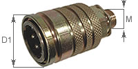 Steckkupplung Hydraulikkupplung