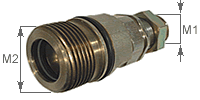 Schraubkupplung Hydraulikkupplung