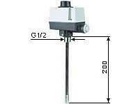 Temperature switch with thermowell