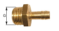 threaded nozzle with Male thread 