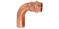 Copper pressfittings, Bend 90