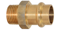 Bronze pressfitting, Straight adaptor