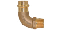 Bronze pressfittings, Elbow 90