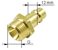 Kupplungsstecker für Druckluftkupplung , NW 7,2