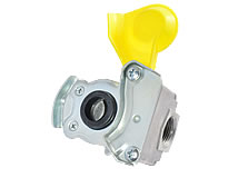 Kupplungskopf für Anhänger DIN 74342, gelb (Bremsleitung)