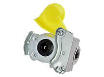 Kupplungskopf für Zugmaschine DIN 74254, gelb (Bremsleitung)
