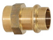 Pressfitting aus Rotguss, Übergangsmuffe