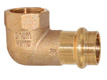 Pressfitting aus Rotguss, Winkel 90° einseitiges IG