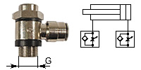 Throttle check valve