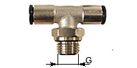 T-Screw-in coupling, adjustable 