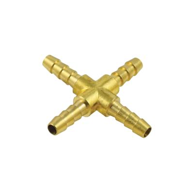 DZ-K06 Schlauchverbinder K-St&uuml;ck Messing f&uuml;r Schlauchnennweite 6mm 