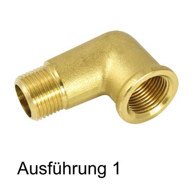 DZ-WIA10 Winkel IG/AG Messing G1/8-IG auf G1/8A  