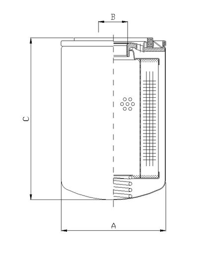 A110G10/9 Wechselfilter SpinOn - original FILTREC