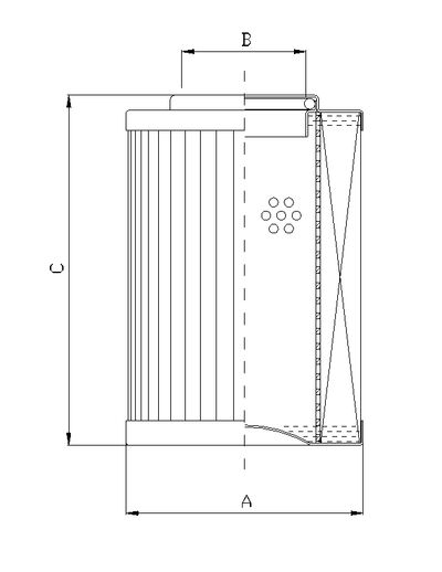 D610G25 Filterelement F&uuml;r Druckfilter - original FILTREC