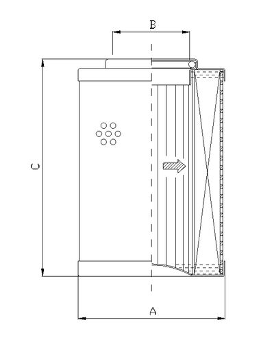 WP382 Hydraulikfilterelement - original FILTREC