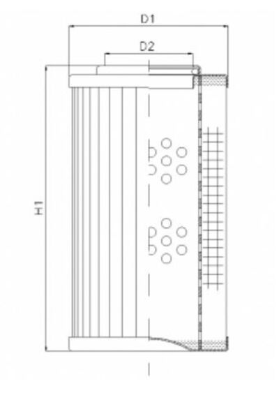 WP620 Hydraulikfilterelement - original FILTREC