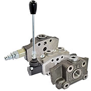 Directional valves with lever control, self-assembly