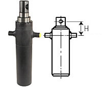 Telescopic cylinders (suspension H) 