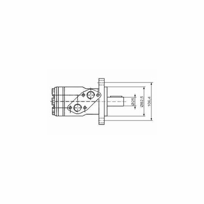 Hydraulikmotor 100 ccm/U Langsamläufer, 600 U/min