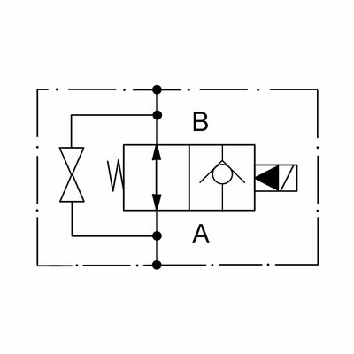 2/2-Wege-Sitzventil, NG 10, Typ AO, 24V DC