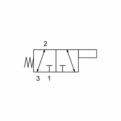 3/2-Wege-Schieberventil, Nenngröße 4, 24V DC