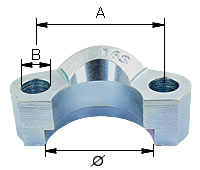 SAE-Flanschhälfte, Hochdruckserie 6000 psi 