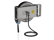 Schlauchtrommel, Automatik Edelstahl Set incl. 30m Stahlgewebe-HD-Schlauch 412691 für KRÄNZLE SONSTIGE
