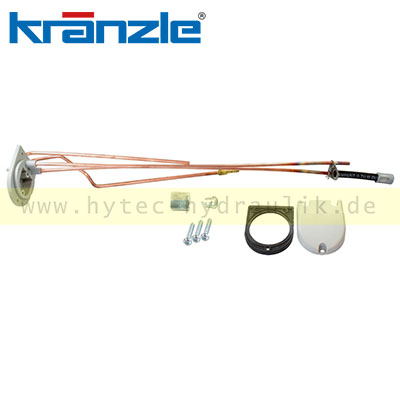 44010 Flansch f&uuml;r Brennstofftank mit Saugrohr f&uuml;r Kr&auml;nzle