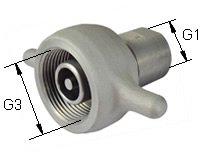 Schraubkupplung Typ: HK-L / Stecker