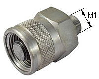 Rohrleitungskupplung Typ: HK-R / Stecker