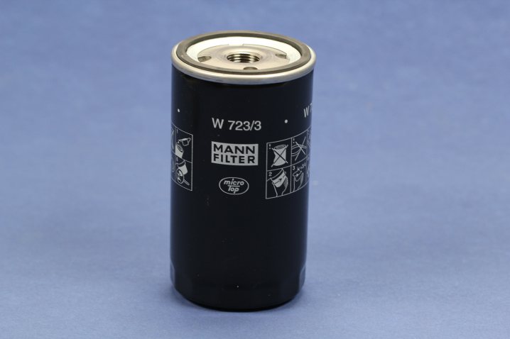 Oliefilter 3/4 - 16UNF 57mm H=74mm - Opschroef filters