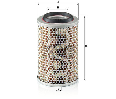 C151271 Luftfilter baugleich MANN-Filter
