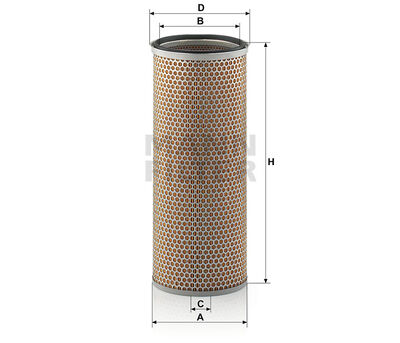 C19105 Luftfilter baugleich MANN-Filter