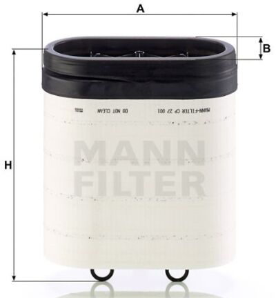 CP27001 Luftfilter baugleich MANN-Filter