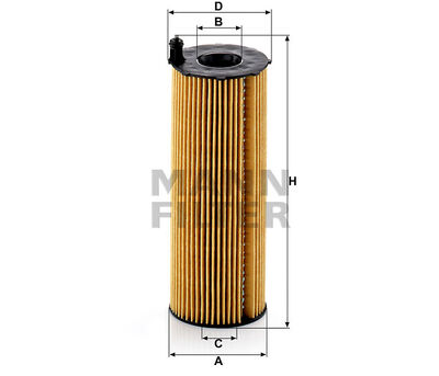 HU 8003 x Flüssigkeitsfilterelement (metallfrei) - original MANN