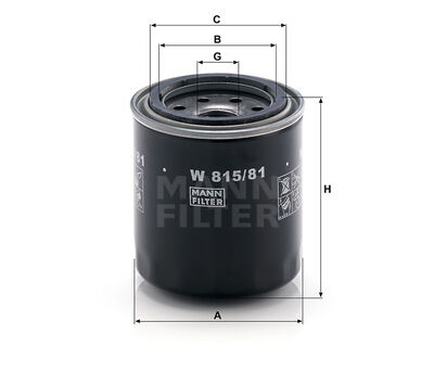 W81581 Schmier&ouml;lfilter baugleich MANN-Filter