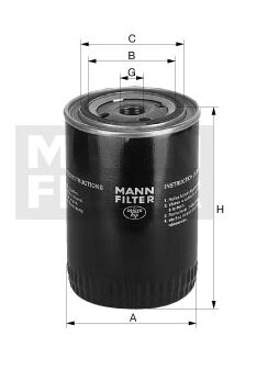 W9251 Hydraulikfilter baugleich MANN-Filter