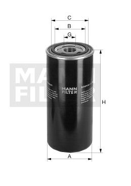WD10022 Hydraulikfilter Patronenfilter baugleich MANN-Filter