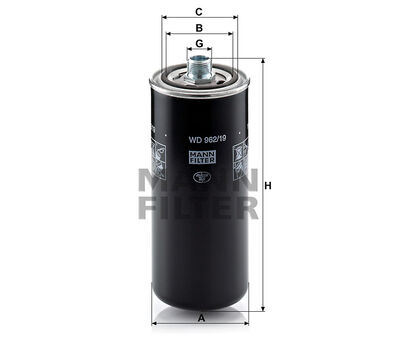 WD96219 Hydraulikfilter baugleich MANN-Filter