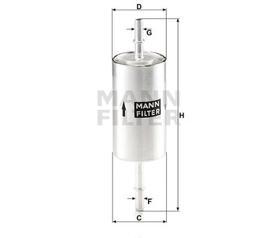 WK5121 Kraftstofffilter baugleich MANN-Filter
