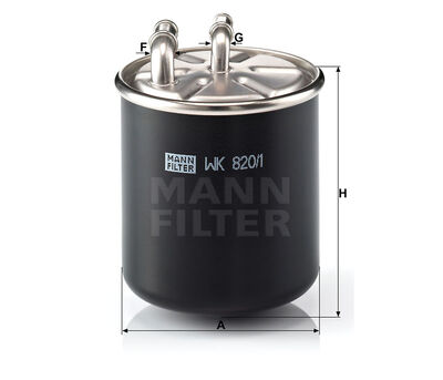 WK8201 Kraftstofffilter baugleich MANN-Filter