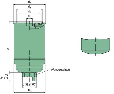 WK842 Kraftstofffilter baugleich MANN-Filter