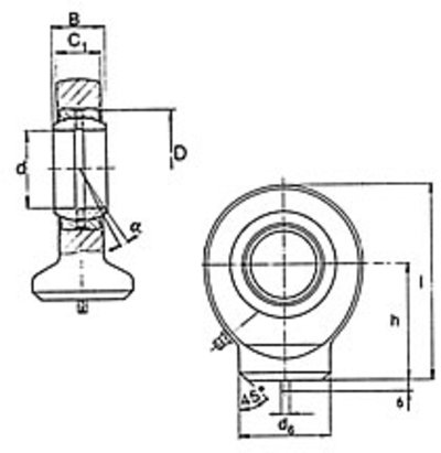 Hydraulikgelenkkopf 