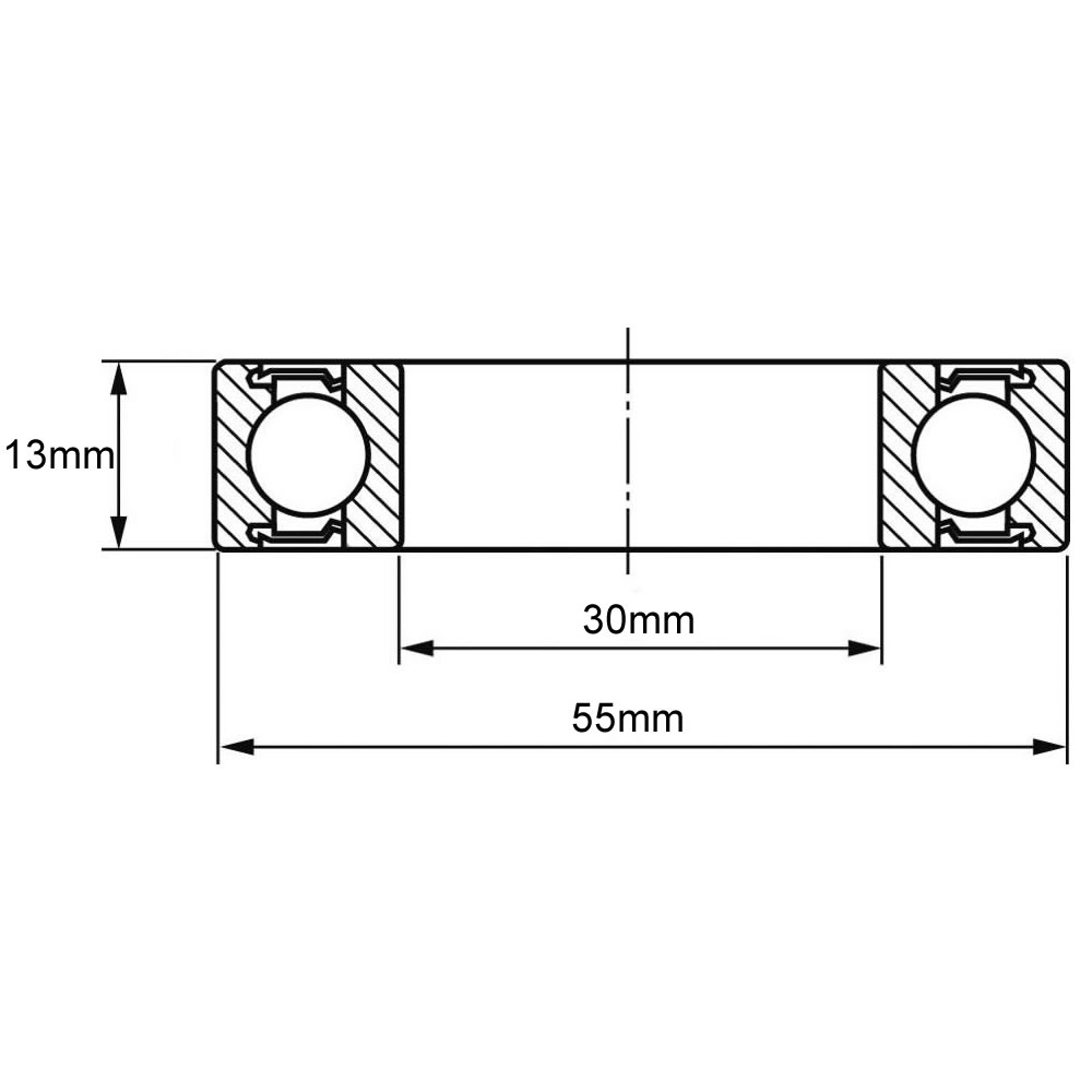 6006-2Z Rillenkugellager