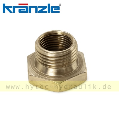 12020 Reduzierring 1/4IGx3/8AG Druck max. 60 bar - Kr&auml;nzle Original