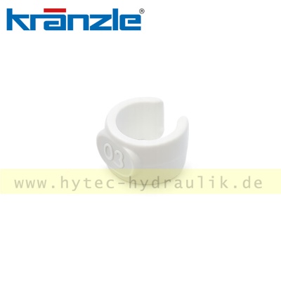 13520-03 Kennring wei&szlig; f&uuml;r D&uuml;sengr&ouml;&szlig;e 03 - Kr&auml;nzle Original