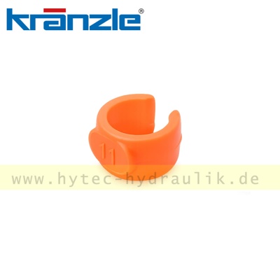 13520-11 Kennring orange f&uuml;r D&uuml;sengr&ouml;&szlig;e 11 - Kr&auml;nzle Original