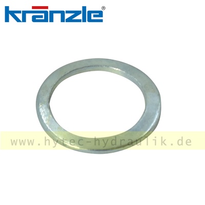 15021 Eisendruckring verzinkt f&uuml;r PG9 Verschraubung - Kr&auml;nzle Original