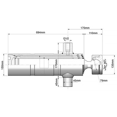 316RH Original Chapel Zeichnung
