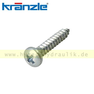 43036 Blechschraube 2,9 x 16 DIN 7981 blau verzinkt - Kr&auml;nzle Original